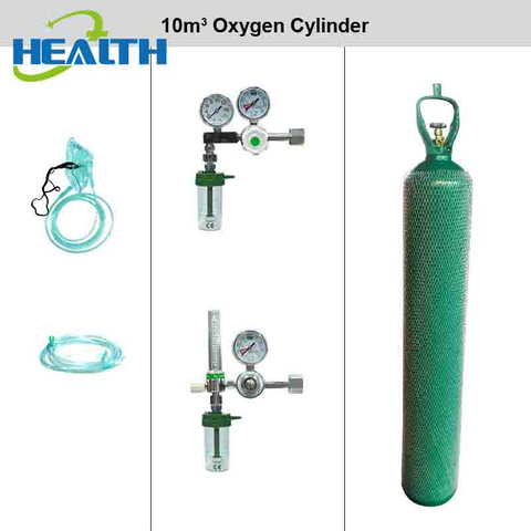 ISO9809-1 50L Medical Oxygen Gas Cylinder with Tulip Cap