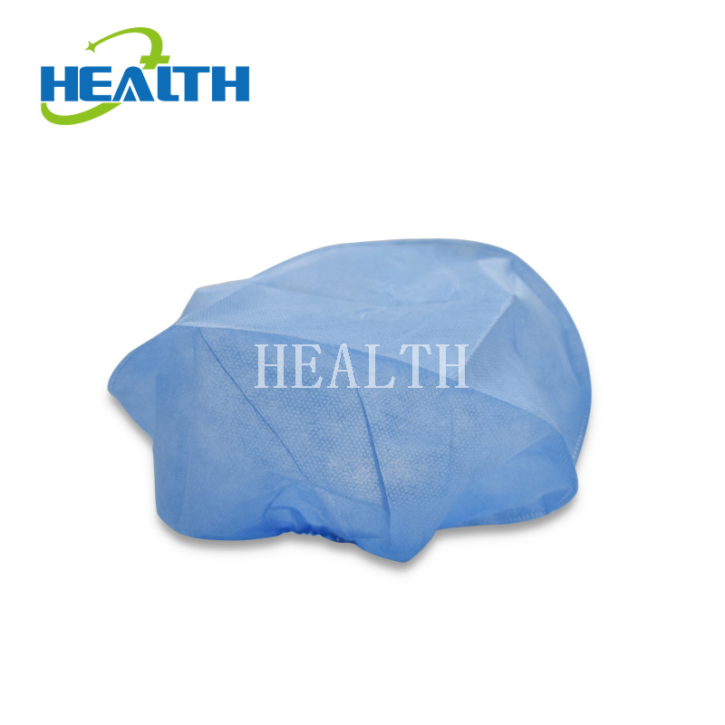 Disposable Non-Woven Surgical Bouffant Cap Clip Cap Elastic Disposable Elastic Disposable Hair Cap