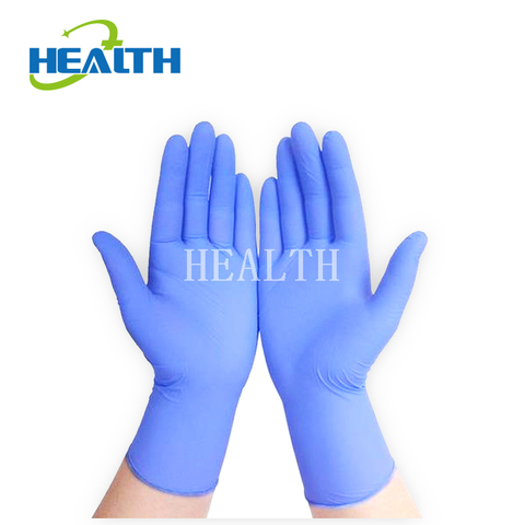 Hot Sale Disposable Blue Nitrile Gloves Powder Free Nitrile Disposable Gloves