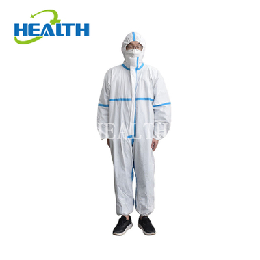 Protective Clothing Suit Isolation Gown Disposable Nonwoven Coverall Body Protection Suit Disposable