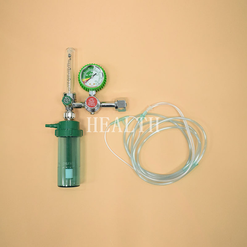 Medical Oxygen Regulators Manometer Oxygen Pressure Regulator With Humidifier 